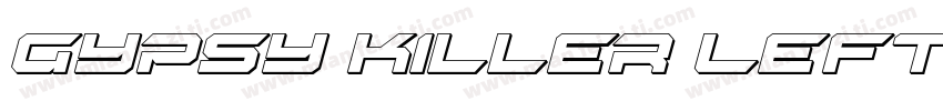 Gypsy Killer Leftali字体转换
